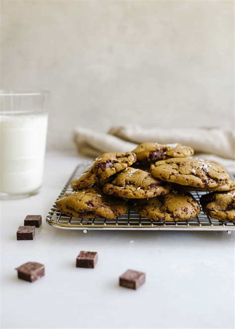 Muscovado Chocolate Chip Cookies Wood Spoon