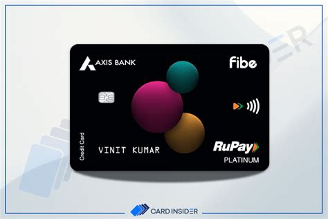 Fibe Axis Bank Rupay Credit Card Features Benefits