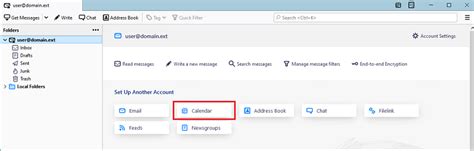 Step 6 . A new Calendar window will open asking how it needs to be set up.