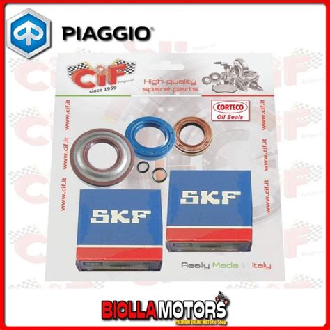 Ktv Kit Cuscinetti Paraoli Albero Motore Cono Piaggio Ape F