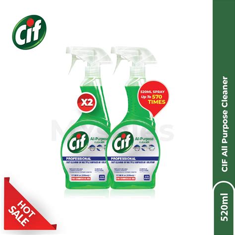 Bundle 2x Cif Professional All Purpose Cleaner 520 Ml Shopee Malaysia