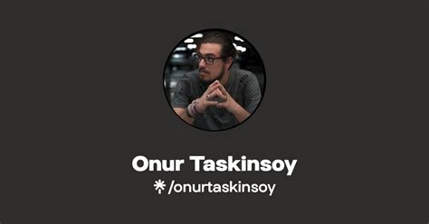 Onur Taskinsoy Twitter Instagram Linktree