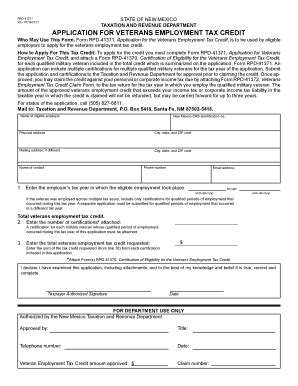 Fillable Online Tax Newmexico Rpd Form Fax Email Print Pdffiller