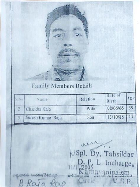 Ration Card Pdf