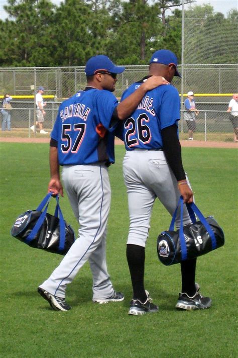 Mets Spring Training Johan Santana And Orlando Hernandez Flickr