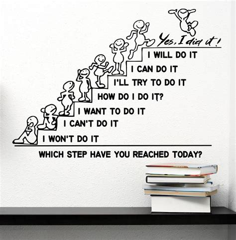 Wall Decals Quote Motivation Which Step Have You Reached Today Etsy In 2021 Vinyl Wall Decal