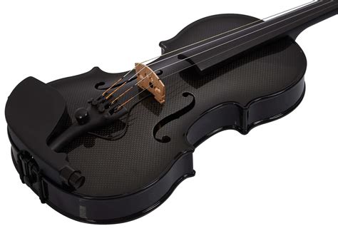 Glasser Cc Violin Acoustic Electric Black Viol N Electroac Stico