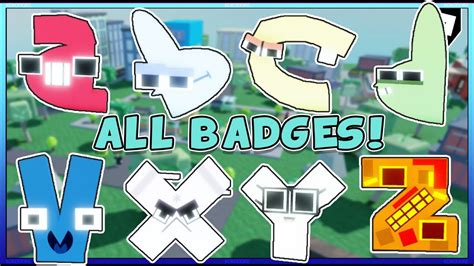 How To Find All Badges In Baby Letters Find The Alphabet Lore