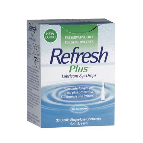 Allergan Refresh Plus Lubricant Eye Drops 30pcs Allergan Guardian Singapore