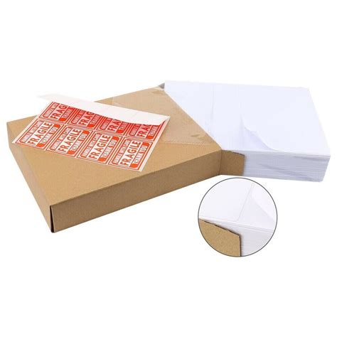 Half Sheet Shipping Labels X Rounded Corner Self Adhesive