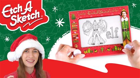 Buddy The Elf On A Etch A Sketch Toys For Kids Youtube