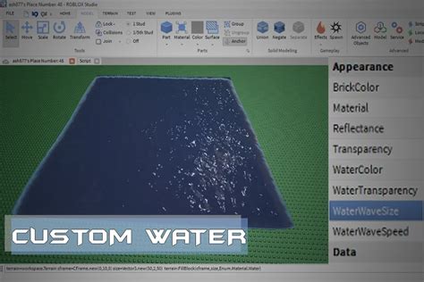 Roblox Realistic Water