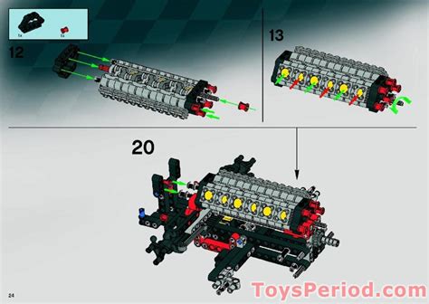 Lego 8145 Ferrari 599 Gtb Fiorano 110 Instructions And Parts List