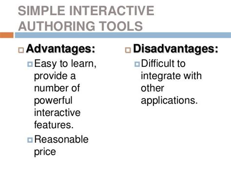 authoring tools