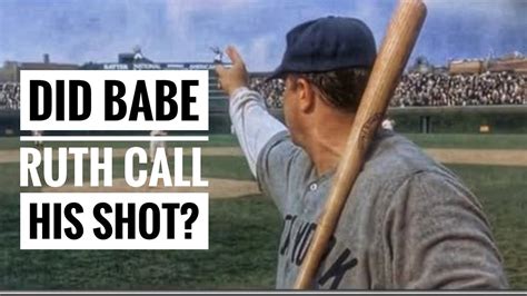 Did Babe Ruth Call His Shot Baseball Storytime YouTube