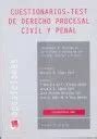 Libro Cuestionarios Test De Derecho Procesal Civil Y Pena Cuotas