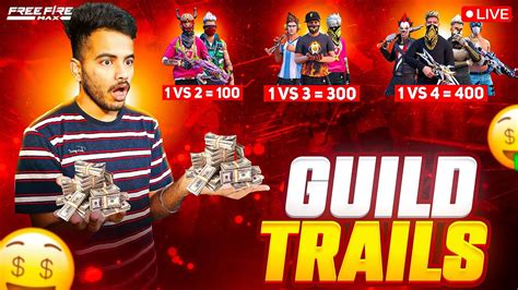 Vs Guild Trails Beat My Legend Free Fire Live In Telugu Free