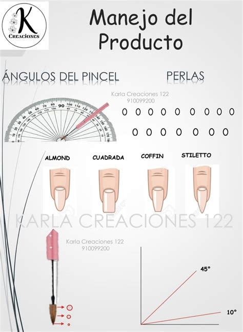 Pin de Nayeli Ruiz en uñas Tutorial de uñas acrilicas Curso de uñas