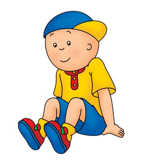 Caillou Sitting transparent PNG - StickPNG