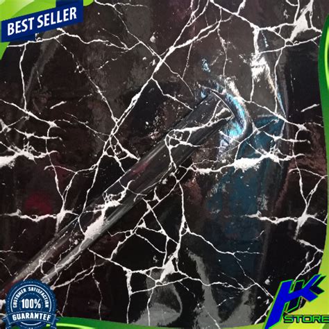 Jual Wallpaper Premium Dinding Motif Marble 60cm X 5m Black Marble