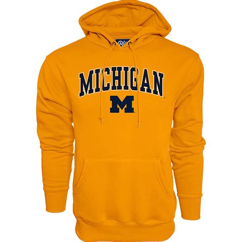 Michigan Wolverines Hoodie Sweatshirt Varsity Maize Apc02845656