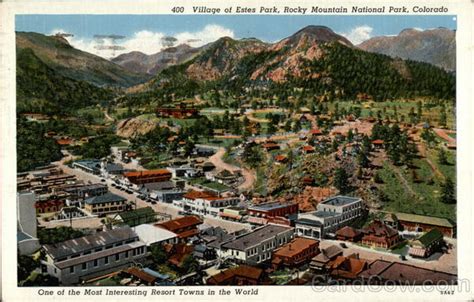 Village of Estes Park, Rocky Mountain National Park Colorado