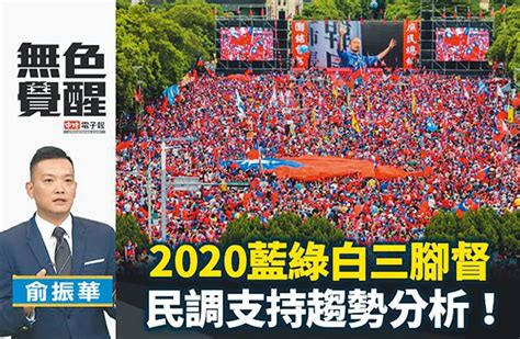 俞振華：2020藍綠白三腳督 民調支持趨勢分析！ 觀點 中國時報