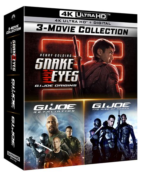 Best Buy Gi Joe 3 Movie Collection Includes Digital Copy 4k Ultra Hd Blu Ray