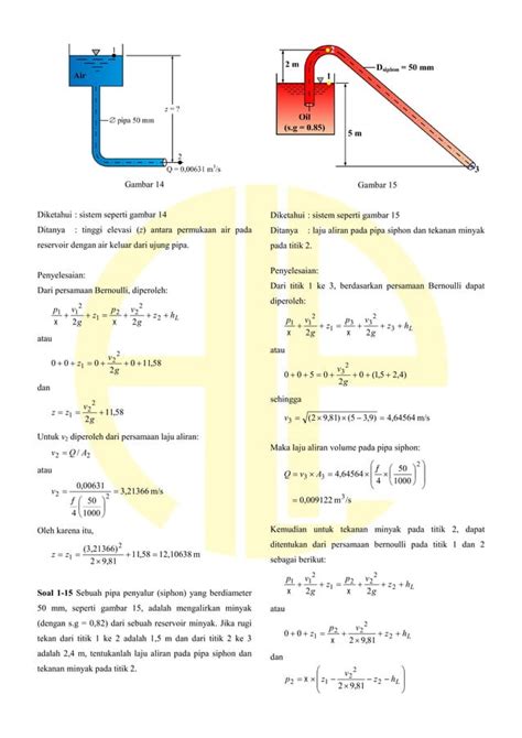 Modul Mekanika Fluida Dasar Dasar Perhitungan Aliran Fluida Pdf