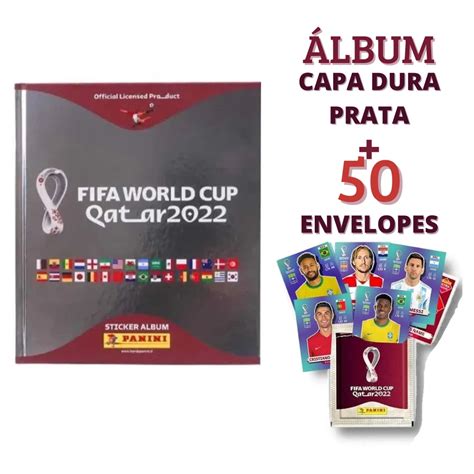 Album Copa Capa Dura Prata Envelopes Figurinhas