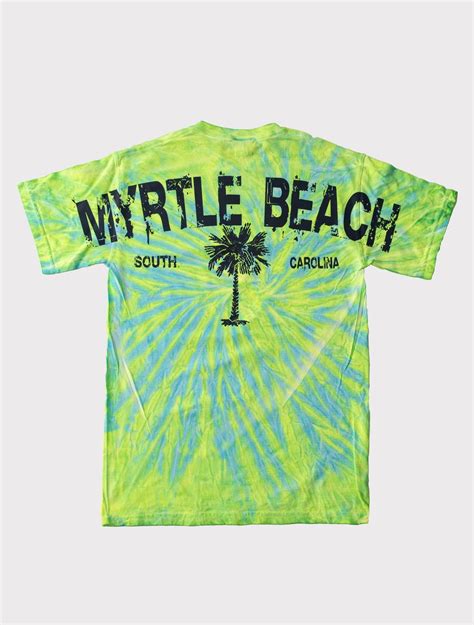 Eagles Beachwear Mens Tie Dye Backprint Tee 1499