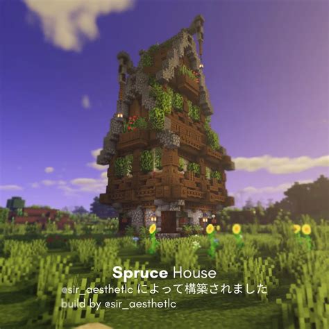 20 Cool Minecraft Spruce Wood House Ideas Tutorial TBM TheBestMods