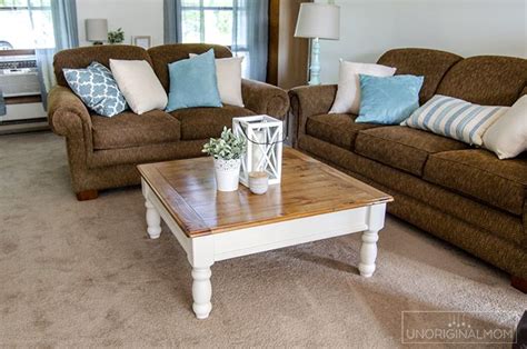 Farmhouse Coffee Table Makeover Unoriginal Mom Coffee Table