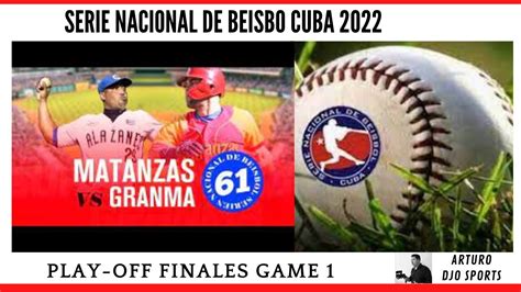 SERIE Nacional BEISBOL Cuba PLAY OFF 1er Juego YouTube