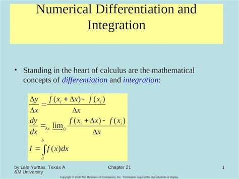 Ppt Ppt Numerical Differentiation And Integration Part 6 · Web Viewnumerical Differentiation