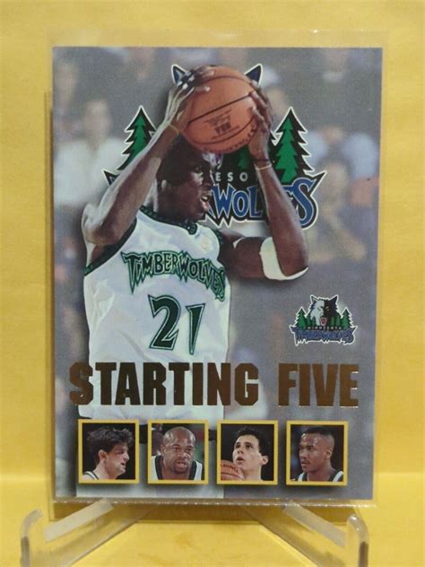 1996 97 NBA Hoops Starting Five Minnesota Timberwolves 16 Tom