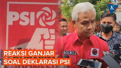 Ganjar Pranowo Baru Tahu Soal Deklarasi Psi Dari Media Youtube