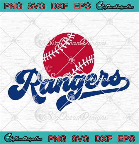 Texas Rangers Mlb Baseball Svg Texas Rangers Sports Svg Png Cricut File