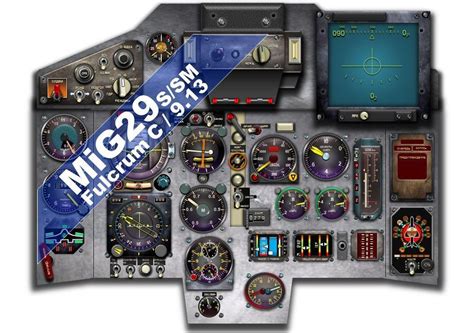 MiG29 FULCRUM COCKPIT instrument panel CDkit | #1832528602