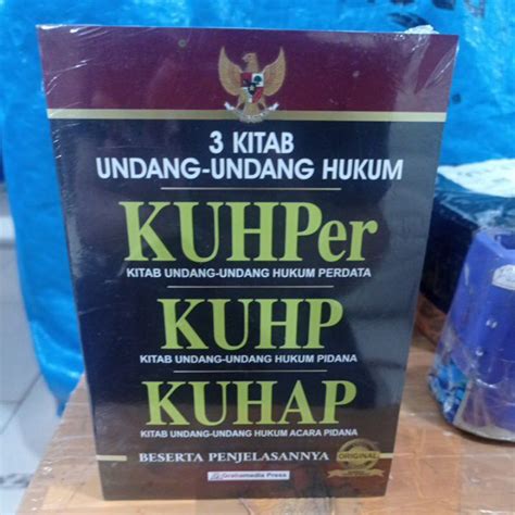 Jual Kitab Undang Undang Hukum Kuhper Kuhp Kuhap Beserta