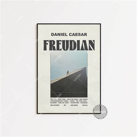 Daniel Caesar Posters Freudian Album Poster Tracklist - Etsy