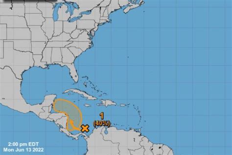 Temporada De Huracanes Monitorean Sistema De Baja Presi N Ubicado En