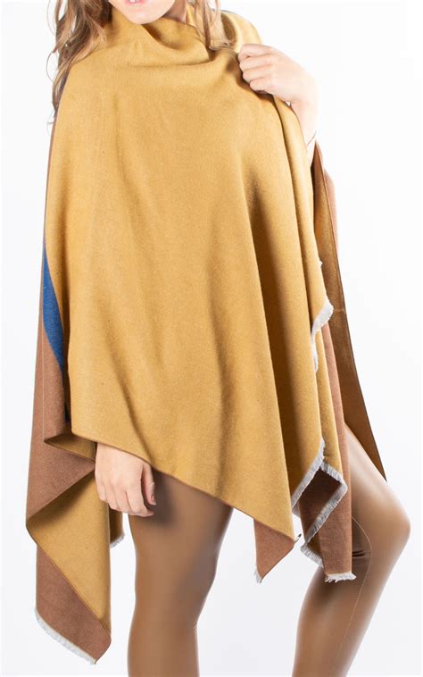 Wrap Cape Camel And Mustard Scarf Room Scarves And Pashminas