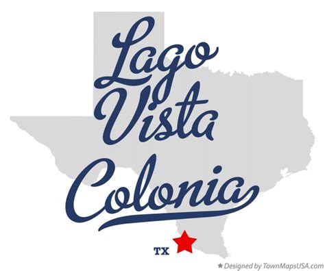 Map of Lago Vista Colonia, TX, Texas