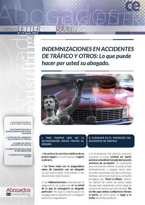 Indemnizaciones En Accidentes De Tráfico Y Otros Lo Que Puede Hacer