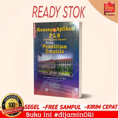 Jual Buku Konsep Dan Aplikasi PLS Partial Least Square Untuk Penelitian