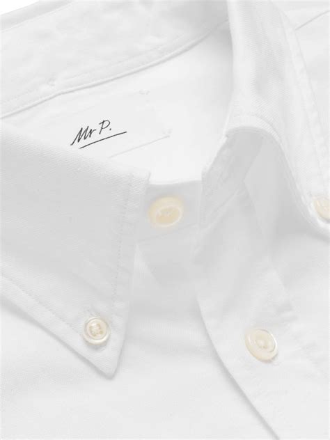 Mr P Button Down Collar Cotton Oxford Shirt For Men Mr Porter