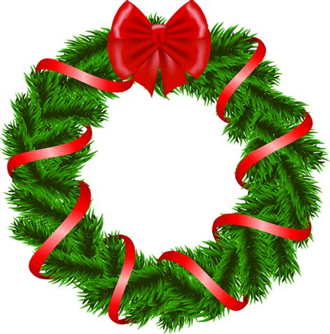 Christmas Wreath Clip Art Christmas Png Download 791800 Free