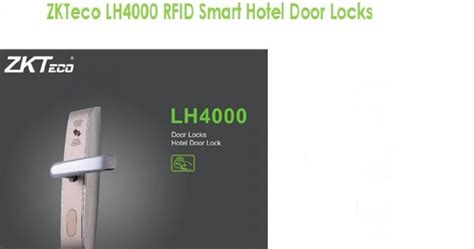 ZKTeco LH4000 RFID Smart Lock Hotel Lock Right Supreme Networks