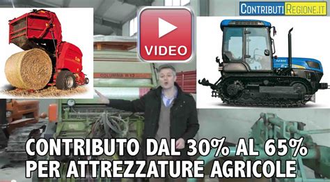 CONTRIBUTI PER TRATTORI FINO AL 50 E MACCHINARI AGRICOLI